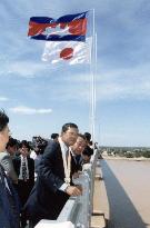 Cambodia's 1st bridge across Mekong River opens